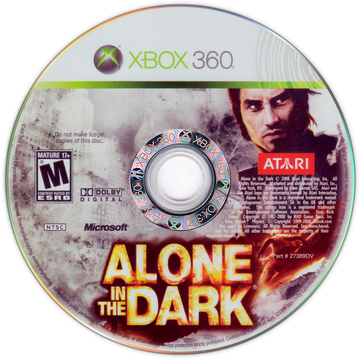 
Alone in the Dark | Xbox 360 | game disc/cartridge 1