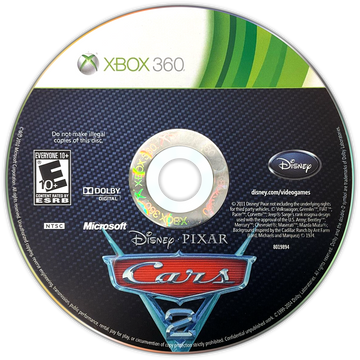 
Disney•Pixar Cars 2 | Xbox 360 | game disc/cartridge 1 | Region: North America | Source: LaunchBox