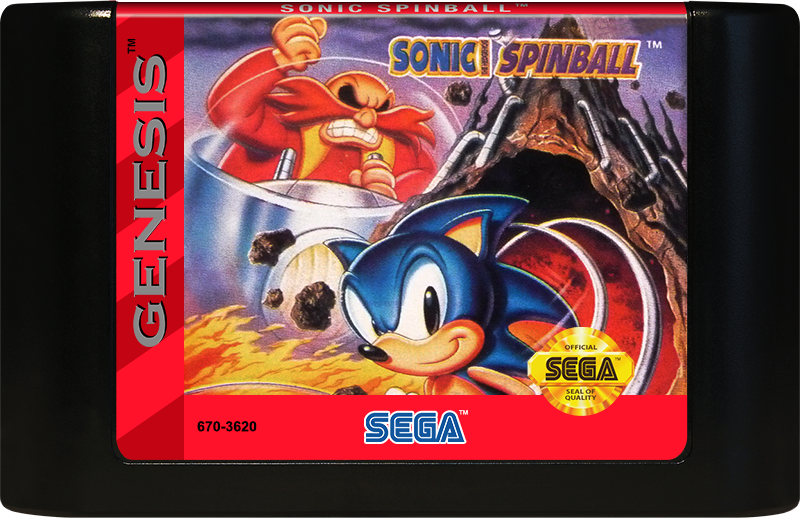 
Sonic the Hedgehog: Spinball | Genesis | game disc/cartridge 1