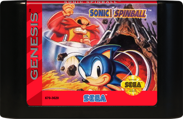 
Sonic the Hedgehog: Spinball | Genesis | game disc/cartridge 1