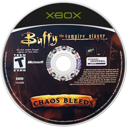 
Buffy the Vampire Slayer: Chaos Bleeds | Xbox | game disc/cartridge 1
