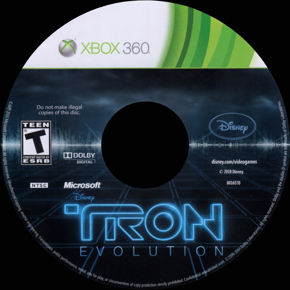 
Tron: Evolution | Xbox 360 | game disc/cartridge 1