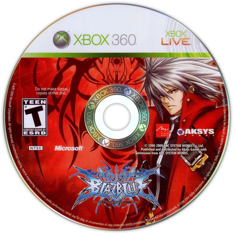 
BlazBlue: Calamity Trigger | Xbox 360 | game disc/cartridge 1 | Region: North America | Source: LaunchBox