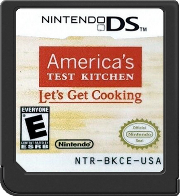 
America's Test Kitchen: Let's Get Cooking | Nintendo DS | game disc/cartridge 1