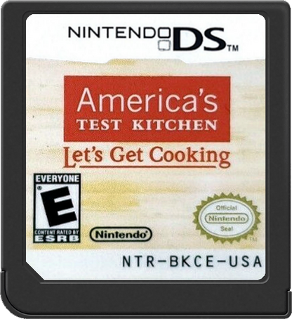 
America's Test Kitchen: Let's Get Cooking | Nintendo DS | game disc/cartridge 1