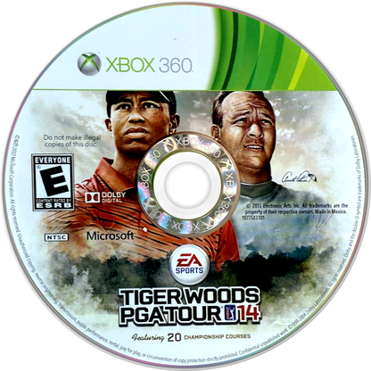 
Tiger Woods PGA Tour 14 | Xbox 360 | game disc/cartridge 1