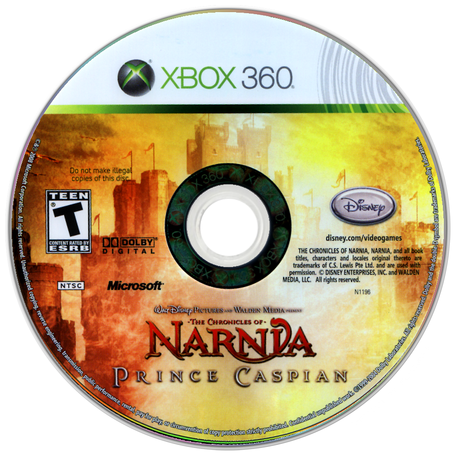 
The Chronicles of Narnia: Prince Caspian | Xbox 360 | game disc/cartridge 1
