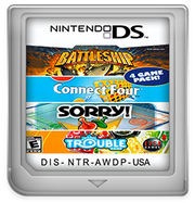 
Battleship / Connect Four / Sorry! / Trouble | Nintendo DS | game disc/cartridge 1 | Region: North America | Source: LaunchBox