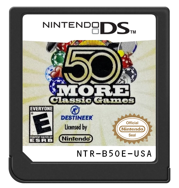 
50 More Classic Games | Nintendo DS | game disc/cartridge 1