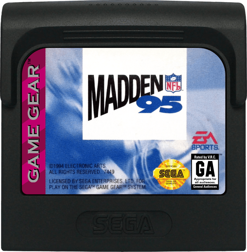 
Madden NFL 95 | Game Gear | game disc/cartridge 1