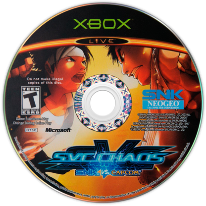 
SVC Chaos: SNK vs. Capcom | Xbox | game disc/cartridge 1