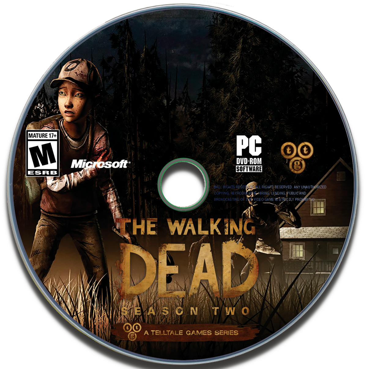 
The Walking Dead: Season Two | Xbox One | game disc/cartridge 1