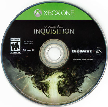 
Dragon Age: Inquisition | Xbox One | game disc 1 of 1 | Region: North America | source-country=United States | Data by MobyGames.com