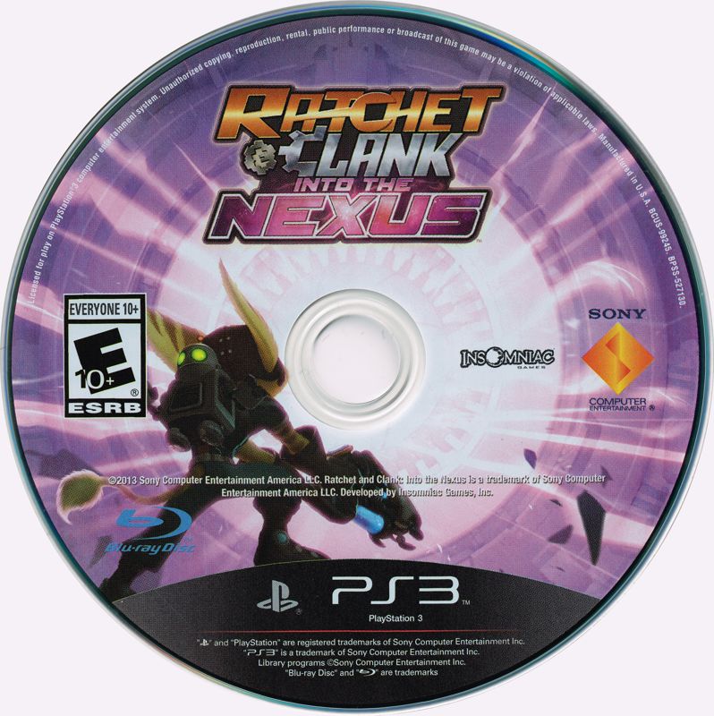 Ratchet & Clank: Into the Nexus | PlayStation 3 | physical media | region=North America | source-country=Canada | zypher-v2 | moby-f848af493ef0 | Data by MobyGames.com