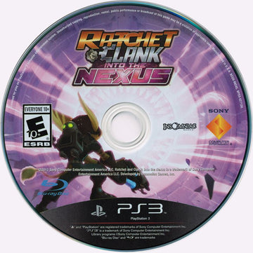 Ratchet & Clank: Into the Nexus | PlayStation 3 | physical media | region=North America | source-country=Canada | zypher-v2 | moby-f848af493ef0 | Data by MobyGames.com