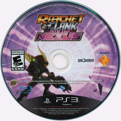Ratchet & Clank: Into the Nexus | PlayStation 3 | physical media | region=North America | source-country=Canada | zypher-v2 | moby-f848af493ef0 | Data by MobyGames.com