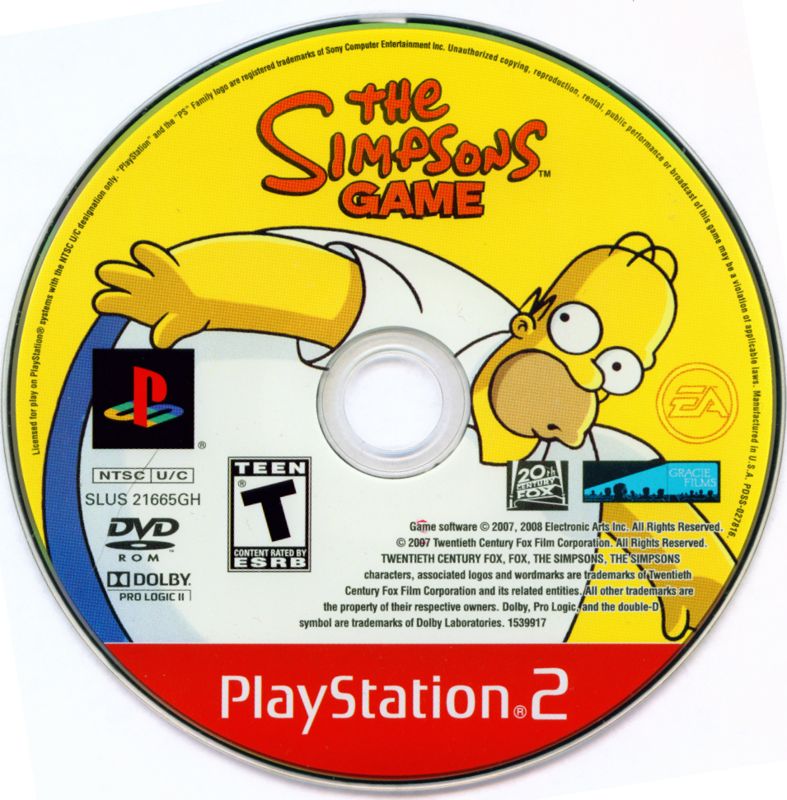 The Simpsons Game | PlayStation 2 | physical media | region=North America | source-country=Canada,United States | zypher-v2 | moby-20fe2971ac99 | Data by MobyGames.com