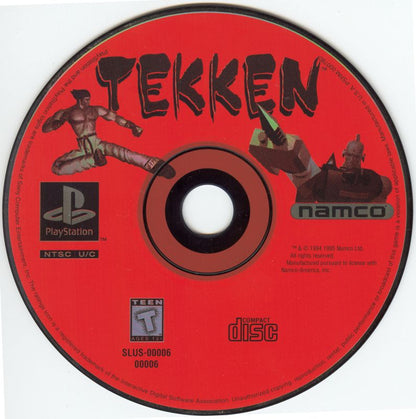 
Tekken | PlayStation | physical media | Region: North America | source-country=United States | Data by MobyGames.com
