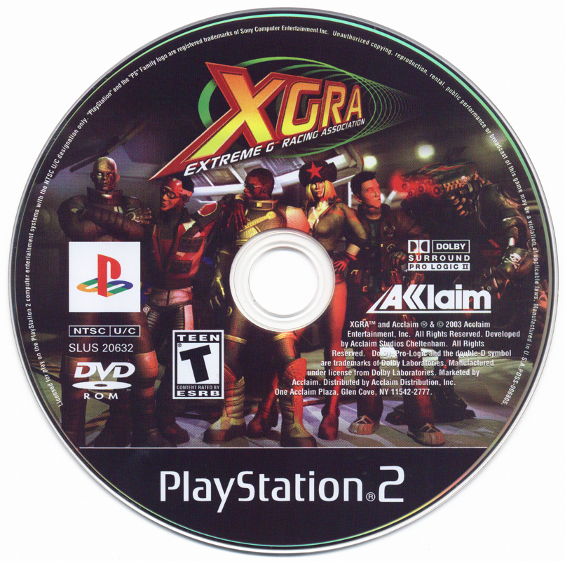 XGRA: Extreme G Racing Association | PlayStation 2 | physical media | Region: North America | source-country=United States | Data by MobyGames.com