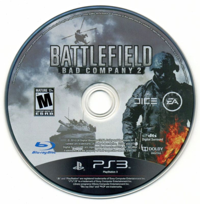 
Battlefield: Bad Company 2 | PlayStation 3 | physical media | Region: North America | source-country=Canada,United States | Data by MobyGames.com