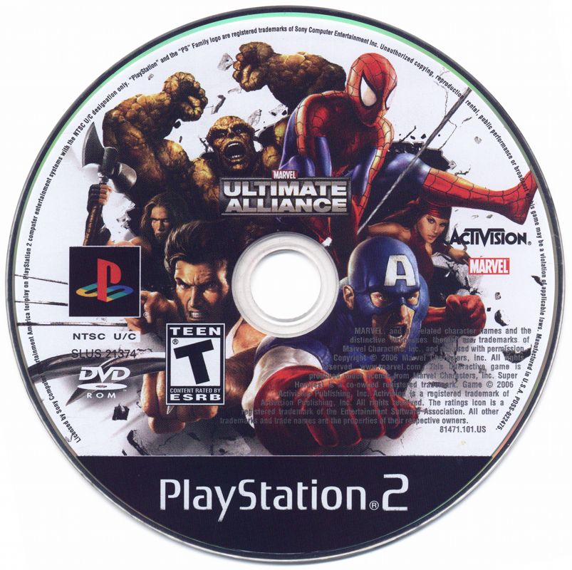 
Marvel Ultimate Alliance | PlayStation 2 | physical media | Data by MobyGames.com