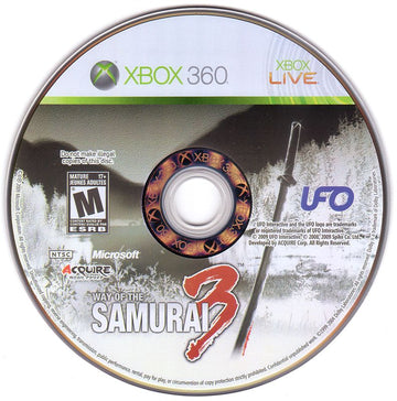 
Way of the Samurai 3 | Xbox 360 | physical media | Data by MobyGames.com