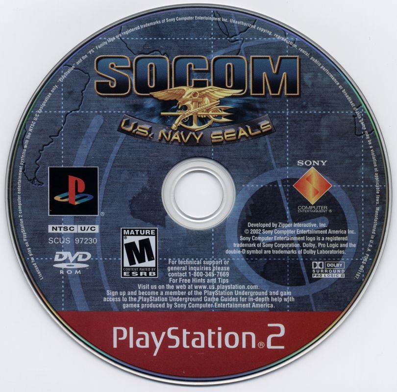 SOCOM: U.S. Navy SEALs | PlayStation 2 | physical media | region=North America | source-country=United States | zypher-v2 | moby-600b5fc58519 | Data by MobyGames.com
