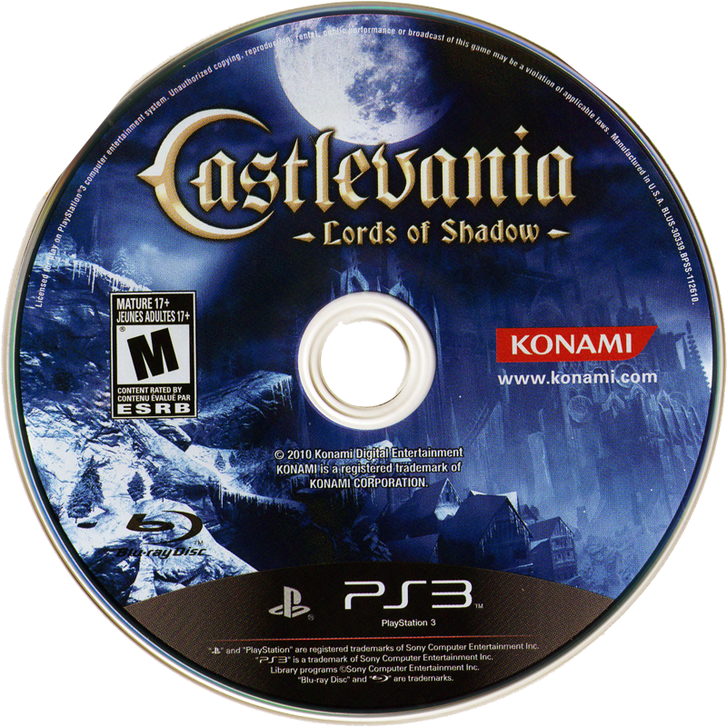 Castlevania: Lords of Shadow | PlayStation 3 | physical media | region=North America | source-country=Canada,Mexico,United States | zypher-v2 | moby-376b69022011 | Data by MobyGames.com