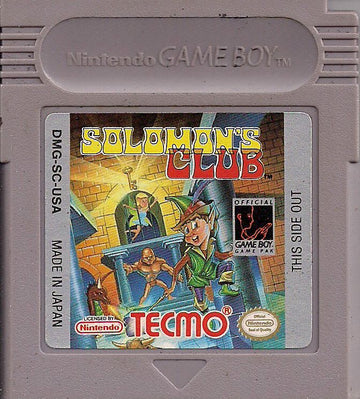 
Solomon's Club | Game Boy | game disc 1 of 1 | Data by MobyGames.com