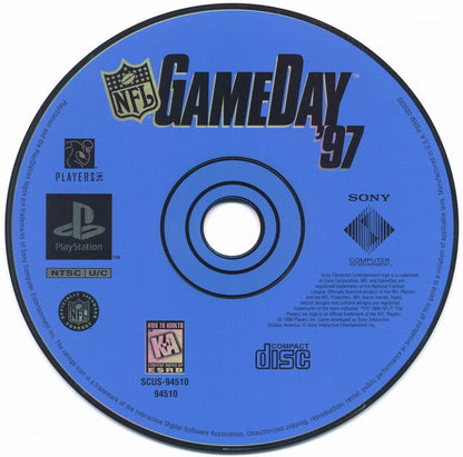 NFL GameDay '97 | PlayStation | physical media | region=North America | source-country=United States | zypher-v2 | moby-60095f52efb2 | Data by MobyGames.com
