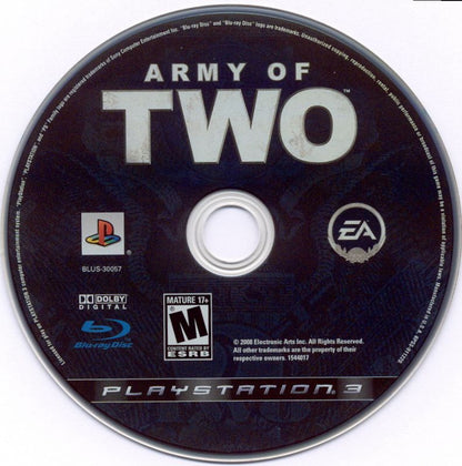 Army of Two | PlayStation 3 | physical media | region=North America | source-country=United States | zypher-v2 | moby-f83dbfdb3765 | Data by MobyGames.com