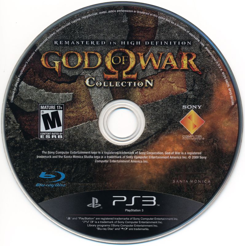 God of War Collection | PlayStation 3 | physical media | region=North America | source-country=United States | zypher-v2 | moby-2212227b551a | Data by MobyGames.com