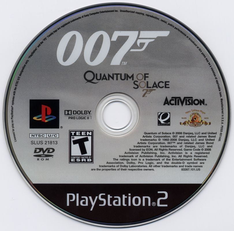
007: Quantum of Solace | PlayStation 2 | physical media | Region: North America | source-country=United States | Data by MobyGames.com