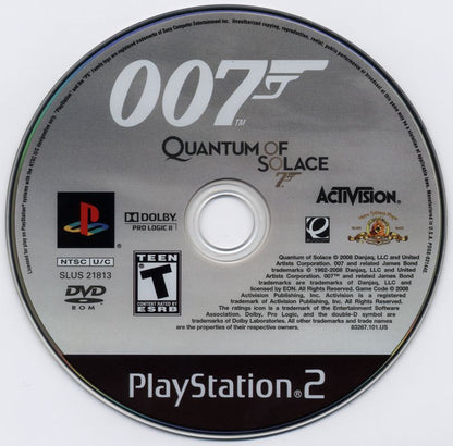 
007: Quantum of Solace | PlayStation 2 | physical media | Region: North America | source-country=United States | Data by MobyGames.com