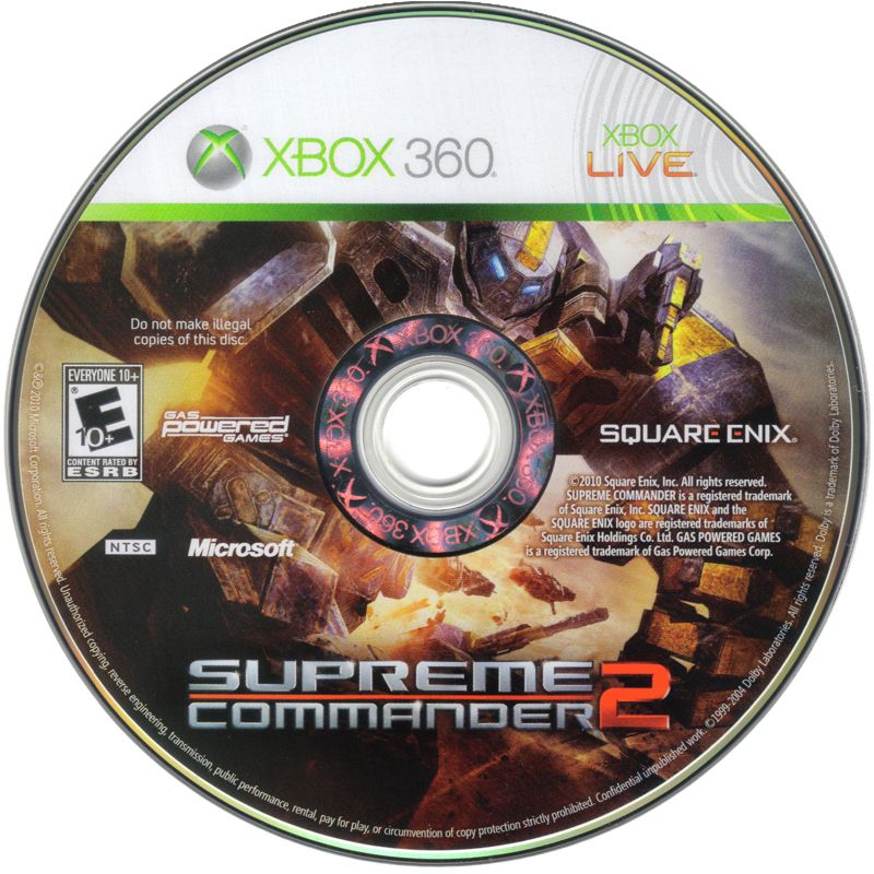 Supreme Commander 2 | Xbox 360 | physical media | Region: North America | source-country=United States | Data by MobyGames.com