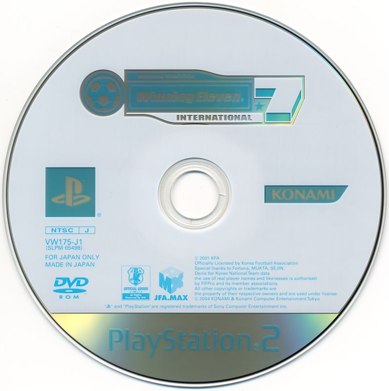 
World Soccer: Winning Eleven 7 International | PlayStation 2 | physical media | Region: Japan | source-country=Japan | Data by MobyGames.com