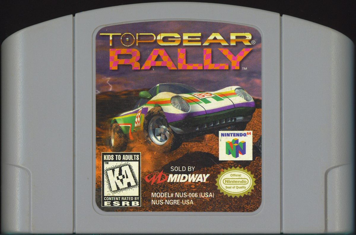 
Top Gear Rally | Nintendo 64 | physical media | Data by MobyGames.com