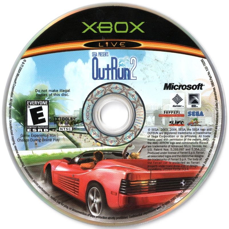 OutRun 2 | Xbox | physical media | region=North America | source-country=United States | zypher-v2 | moby-7472d176cc24 | Data by MobyGames.com