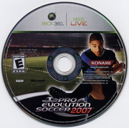 
Winning Eleven: Pro Evolution Soccer 2007 | Xbox 360 | physical media | Region: North America | source-country=Mexico,United States | Data by MobyGames.com