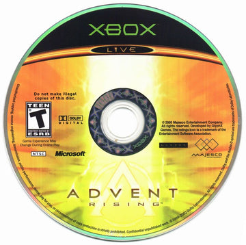 
Advent Rising | Xbox | physical media | Data by MobyGames.com
