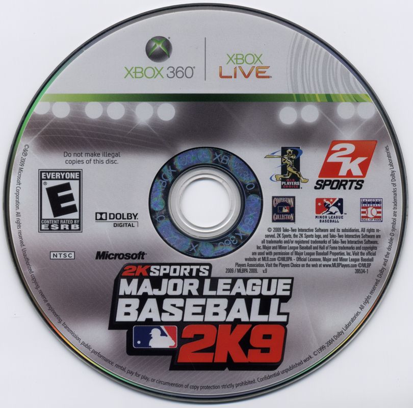 Major League Baseball 2K9 | Xbox 360 | physical media | region=North America | source-country=United States | zypher-v2 | moby-dff1cd6d7eac | Data by MobyGames.com