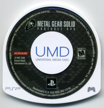 
Metal Gear Solid: Portable Ops | PSP | physical media | Data by MobyGames.com