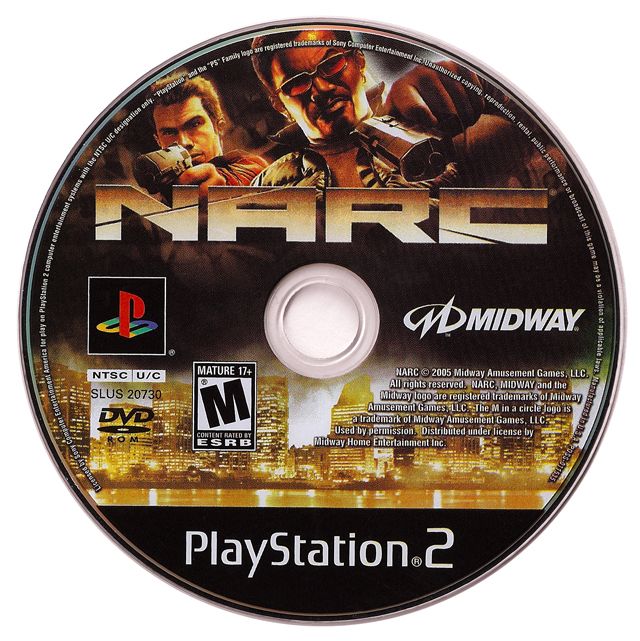 
NARC | PlayStation 2 | physical media | Data by MobyGames.com