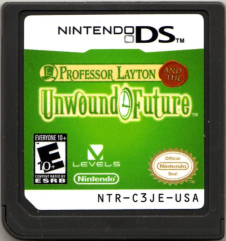 
Professor Layton and the Unwound Future | Nintendo DS | game disc 1 of 1 | Data by MobyGames.com
