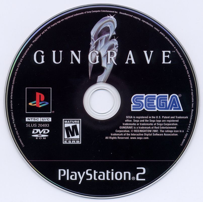 
Gungrave | PlayStation 2 | physical media | Data by MobyGames.com