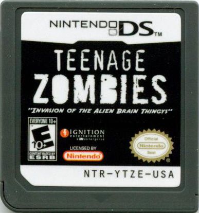 
Teenage Zombies: "Invasion of the Alien Brain Thingys" | Nintendo DS | game disc 1 of 1 | Data by MobyGames.com