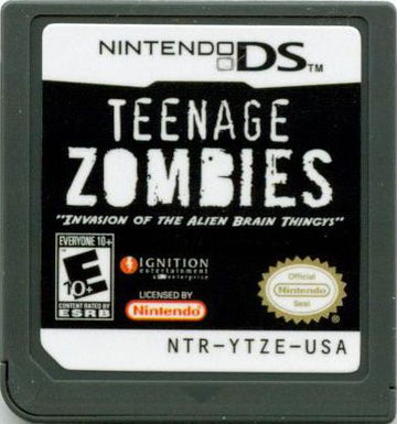 
Teenage Zombies: "Invasion of the Alien Brain Thingys" | Nintendo DS | game disc 1 of 1 | Data by MobyGames.com