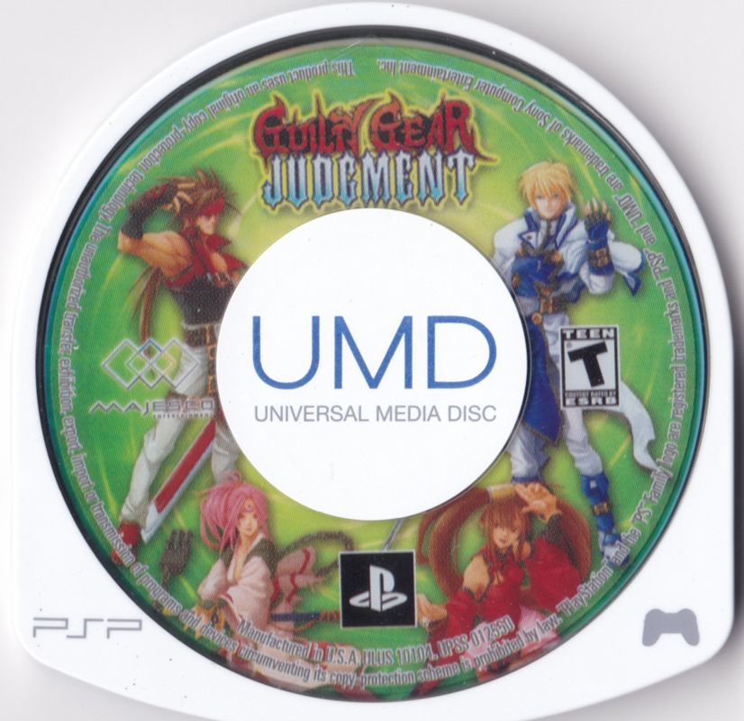 Guilty Gear Judgment | PSP | physical media | Data by MobyGames.com