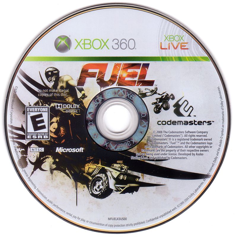 
Fuel | Xbox 360 | physical media | Region: North America | source-country=United States | Data by MobyGames.com