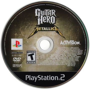 
Guitar Hero: Metallica | PlayStation 2 | physical media | Data by MobyGames.com